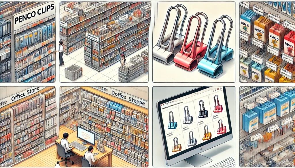 ペンコ クリップはどこに売ってるか詳しく紹介