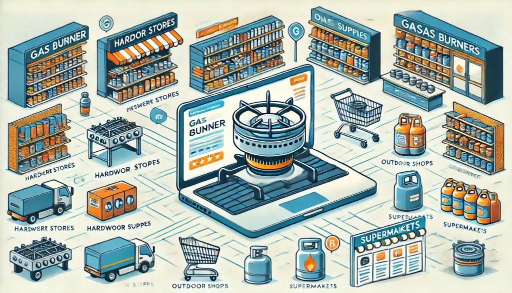 ガスバーナーはどこに売ってる？気になる購入先