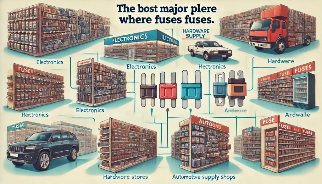 ヒューズはどこに売ってる？主要な販売店を紹介